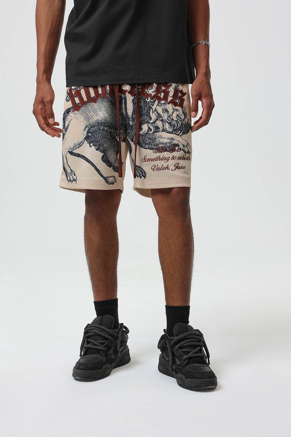 BONELESS Mythical Creature Gothic Shorts - Keystreetwear