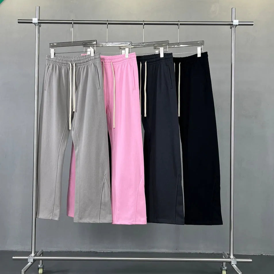 Flared Patchwork Jogger Pants Collection