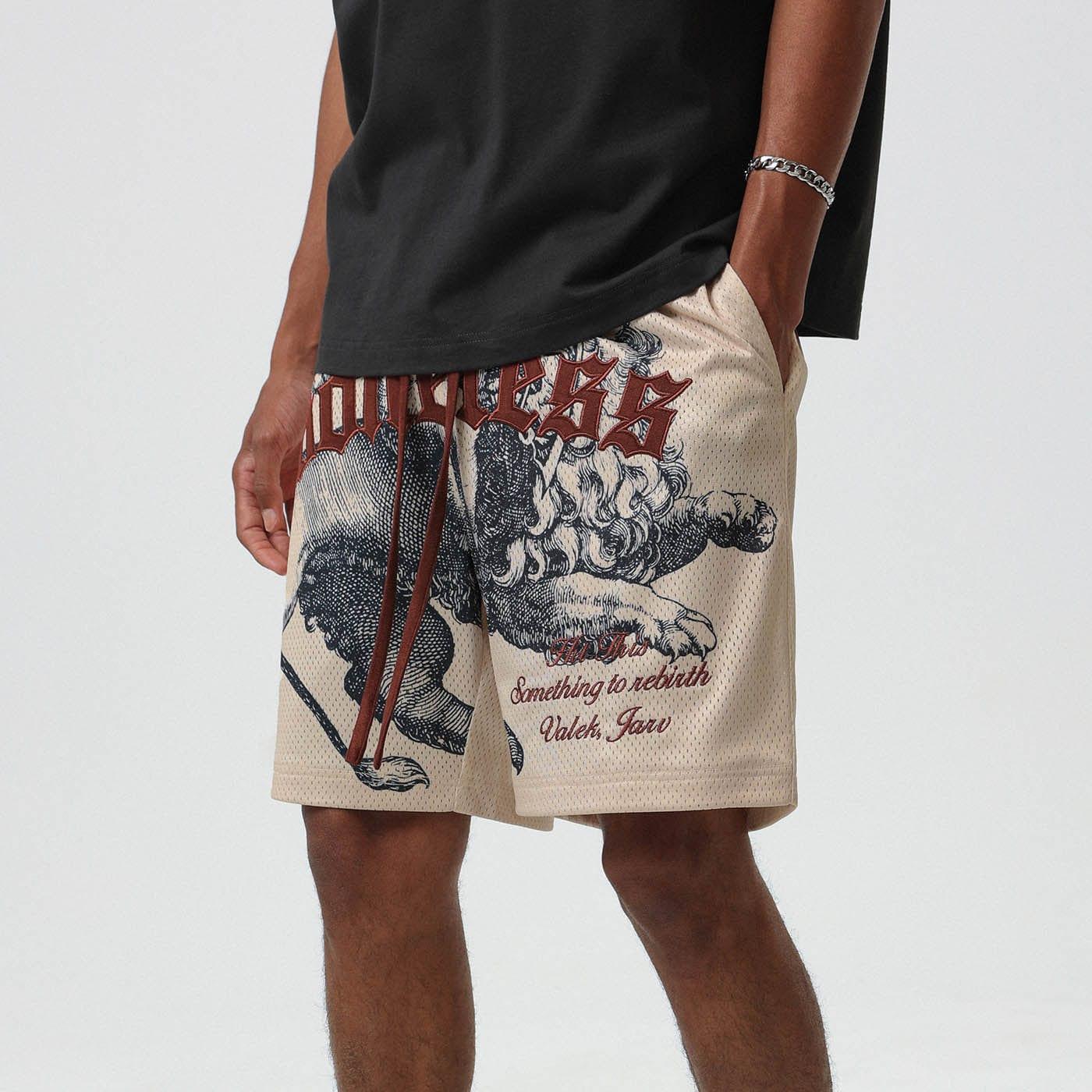 BONELESS Mythical Creature Gothic Shorts - Keystreetwear