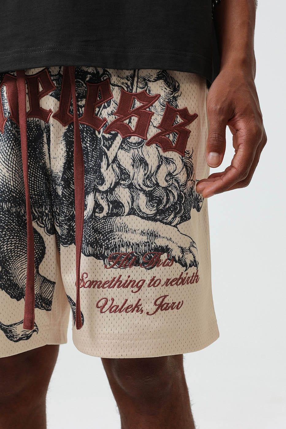 BONELESS Mythical Creature Gothic Shorts - Keystreetwear