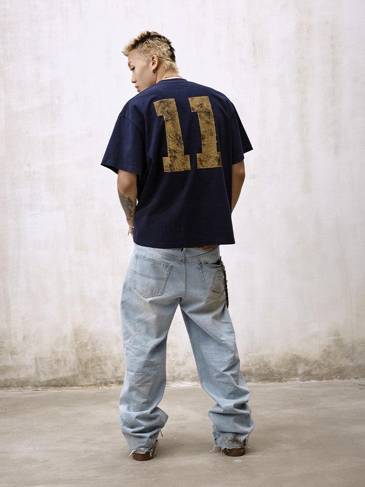 Remedy Boxy Jersey Tee Dark Blue - Keystreetwear