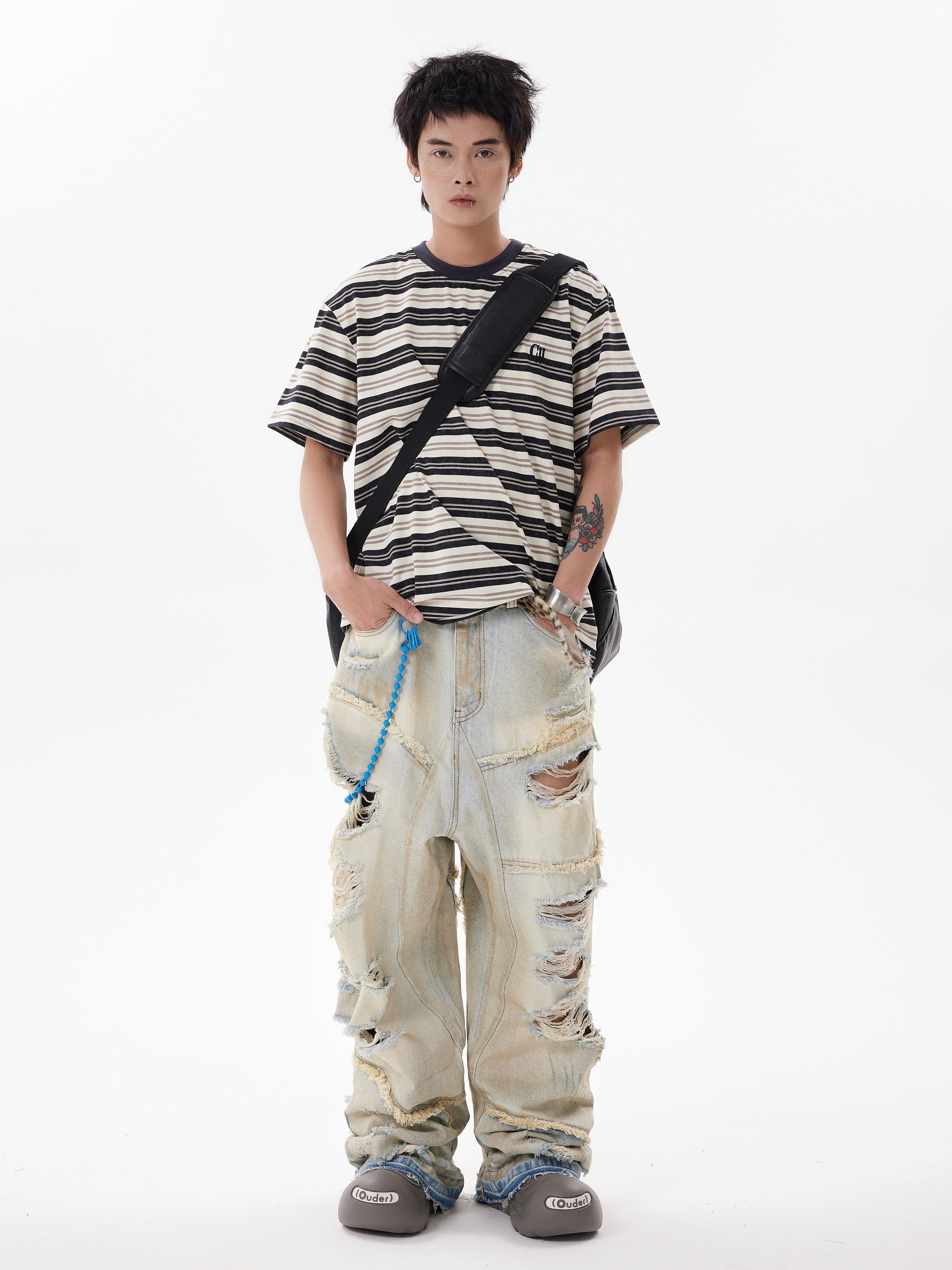 Wasteland Destruction Jeans - Keystreetwear