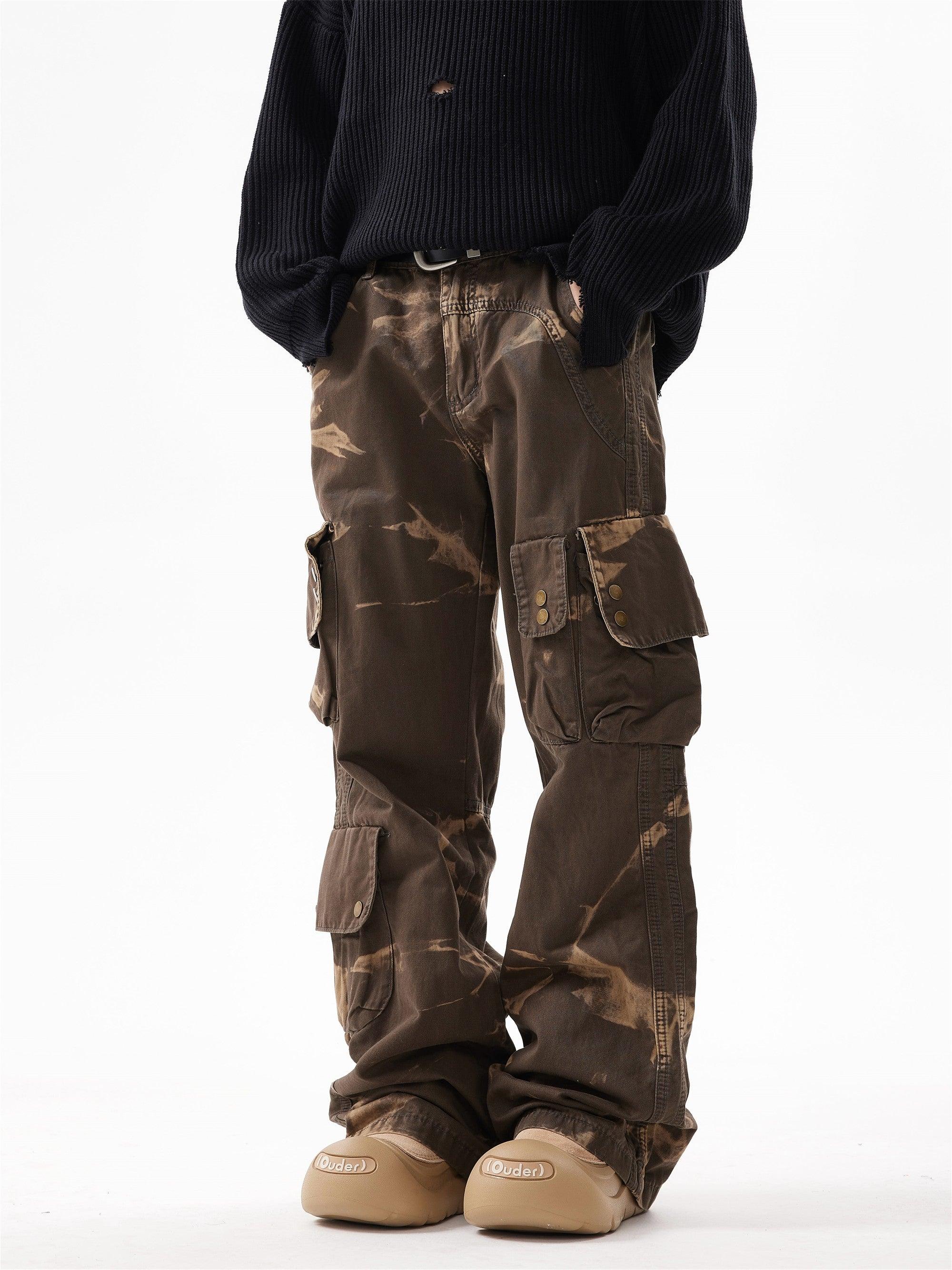 Tie-Dye Gradient Cargos - Keystreetwear