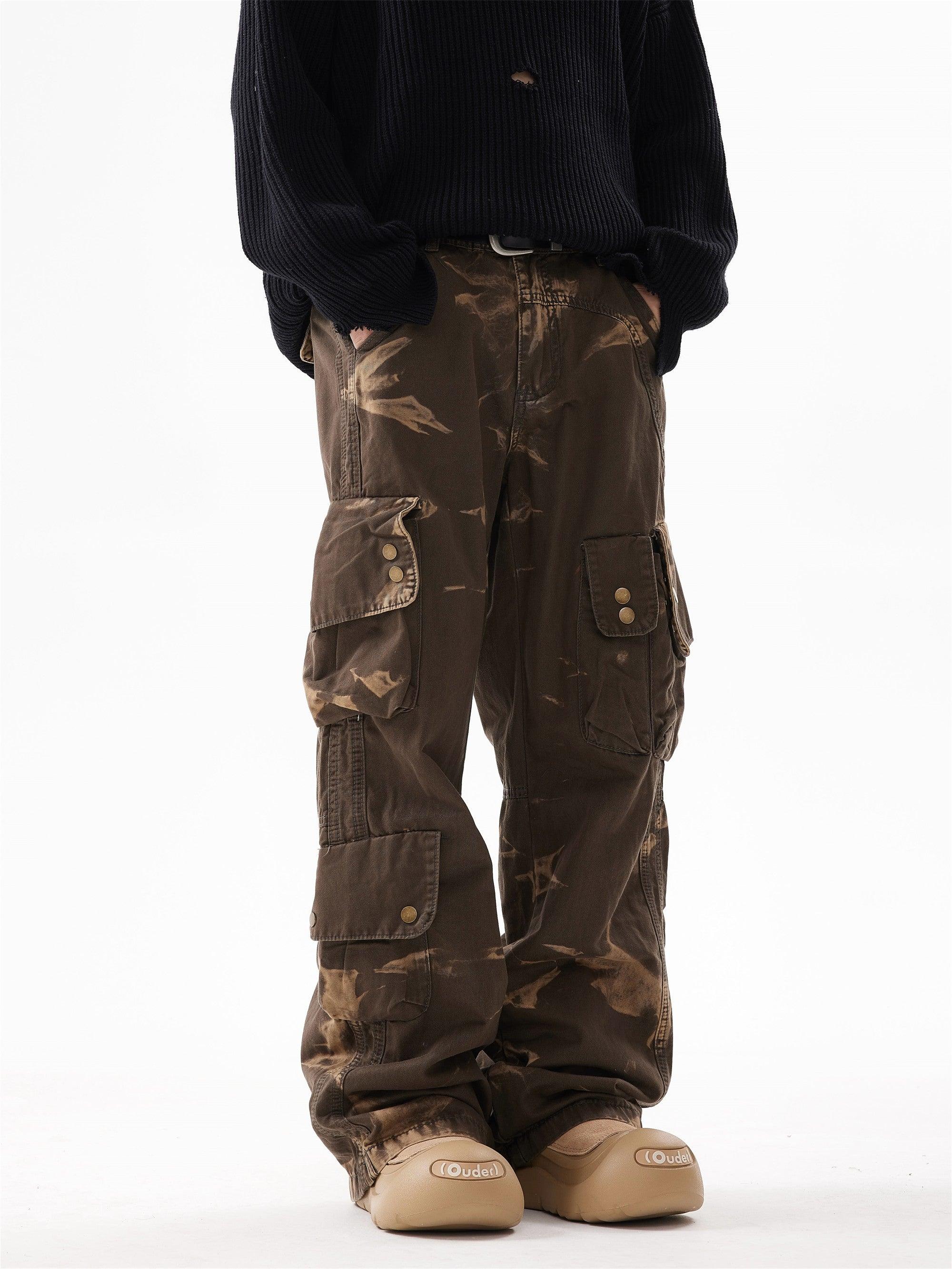 Tie-Dye Gradient Cargos - Keystreetwear