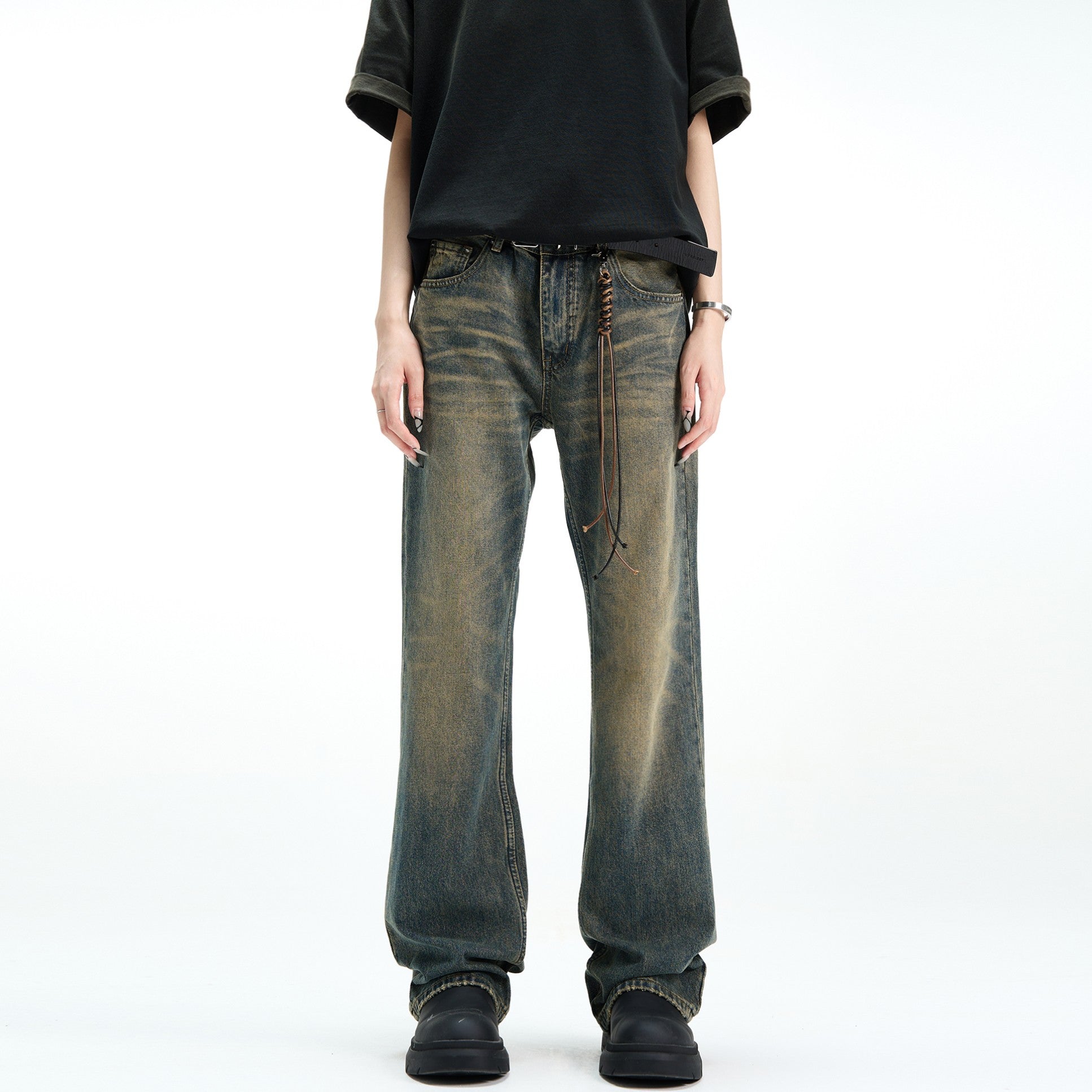 "GIGI" Barrel Micro Jeans