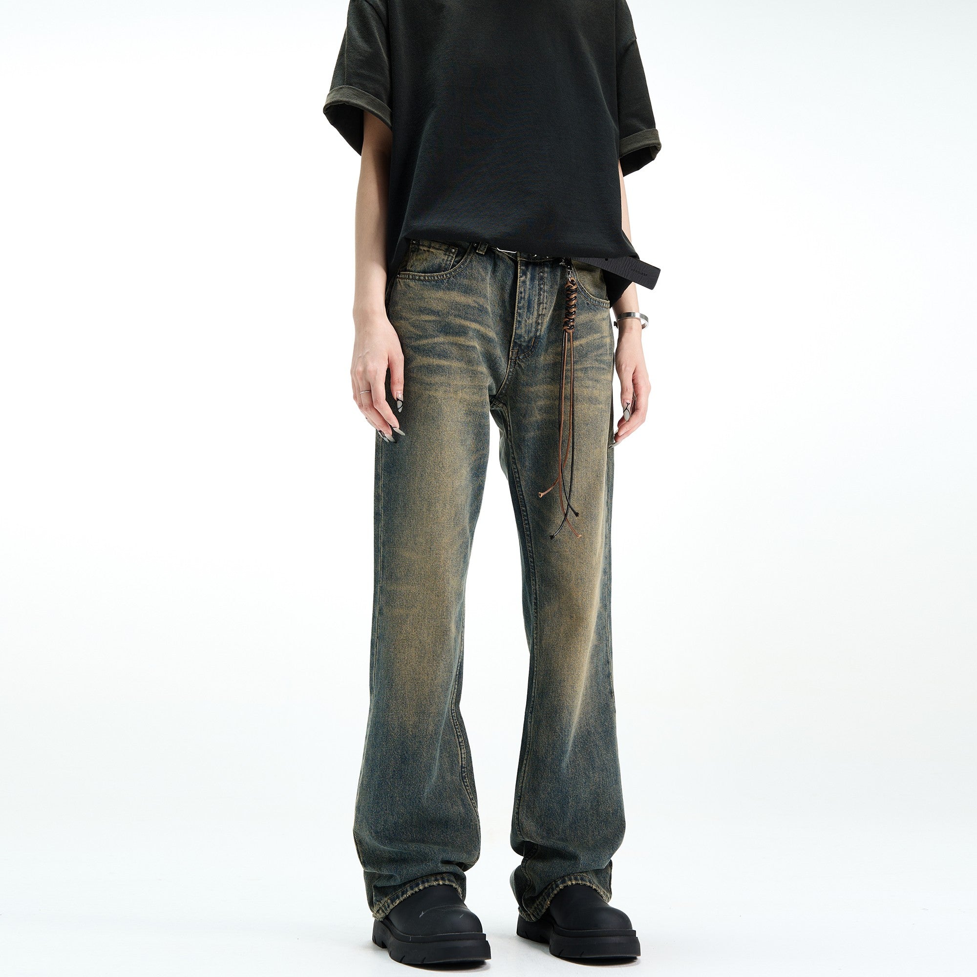 "GIGI" Barrel Micro Jeans