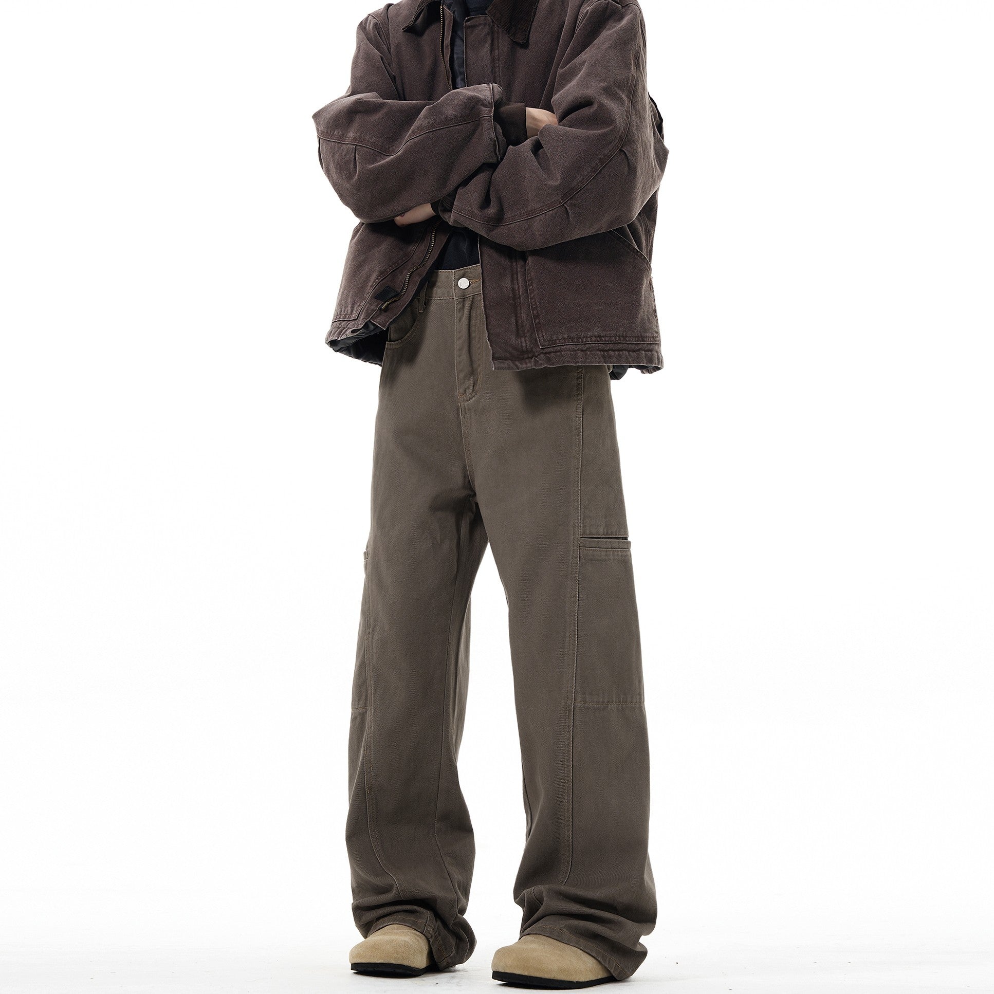 "Matte" Vintage Baggy Workwear Jeans