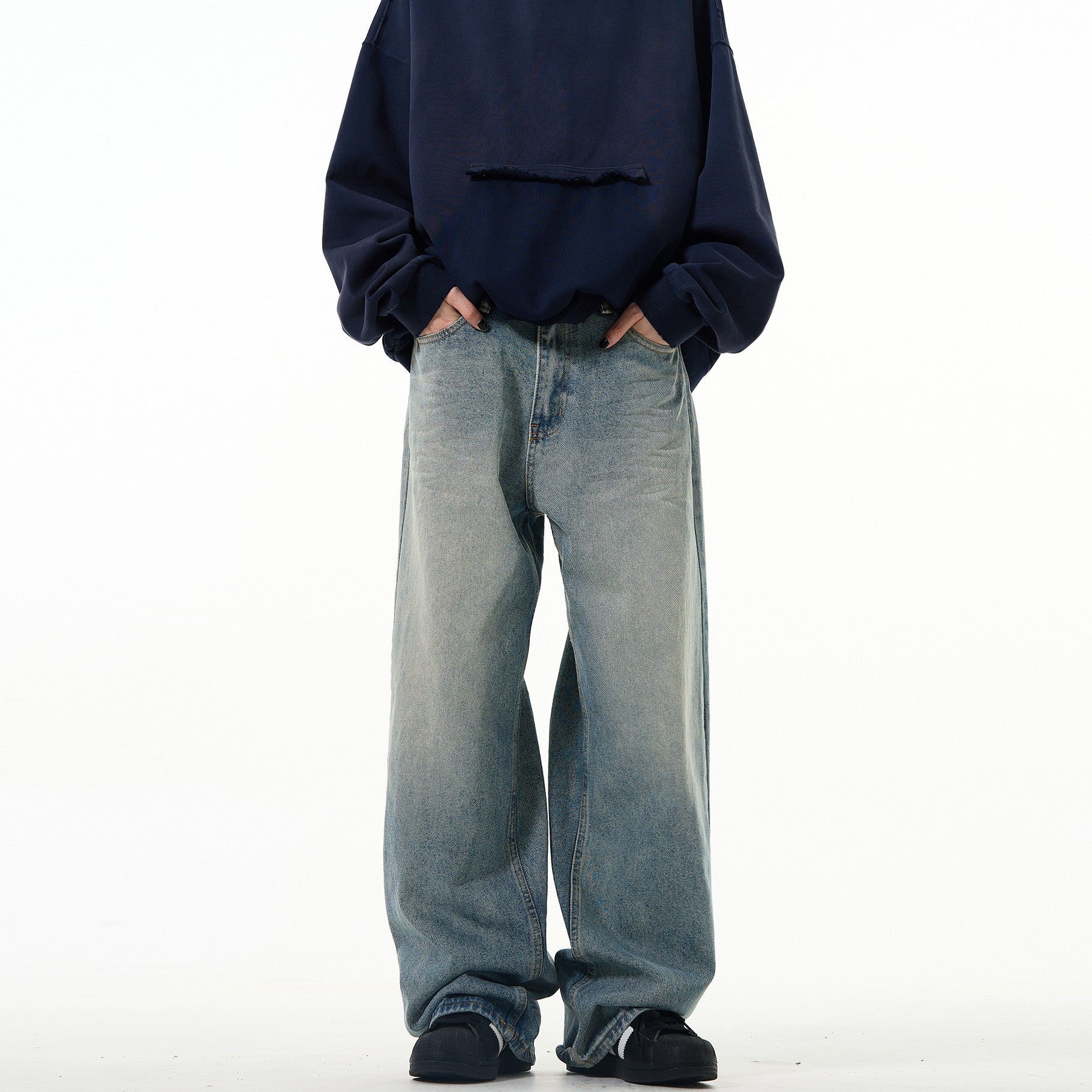 "Tatum" Baggy Washed Jeans
