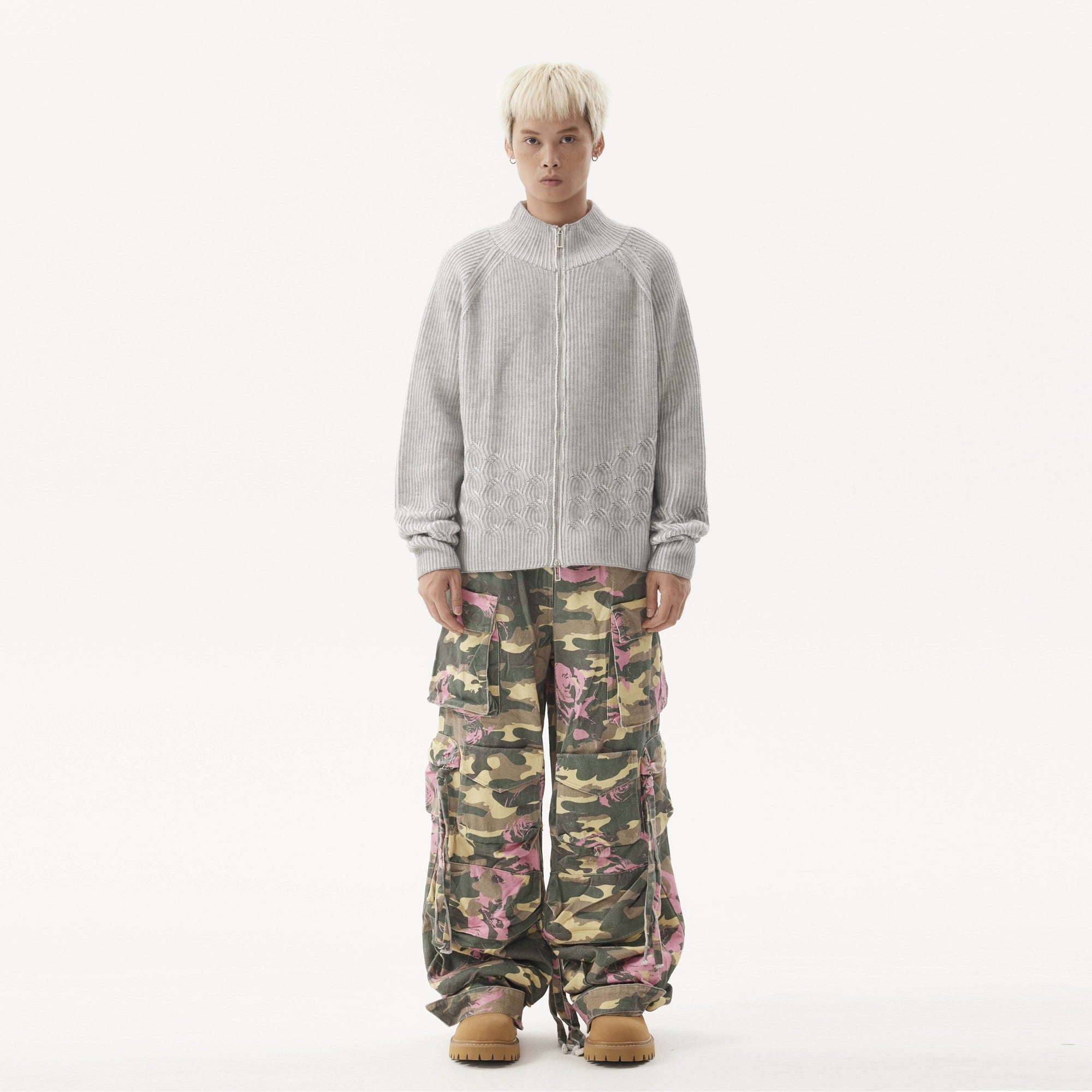 "ROSE" Pink Camo Trousers