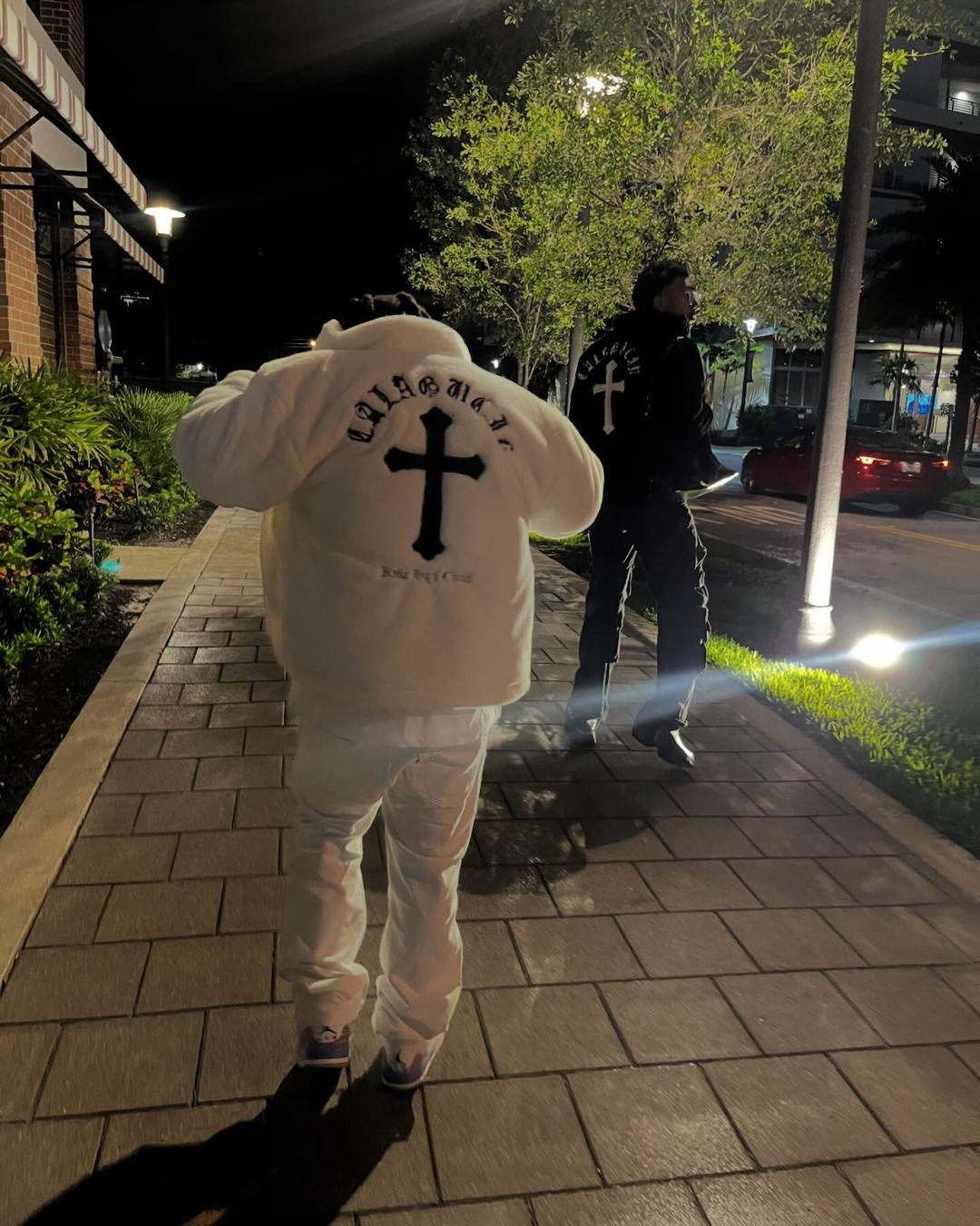 Cozy Cross Rabbit Fur Coat