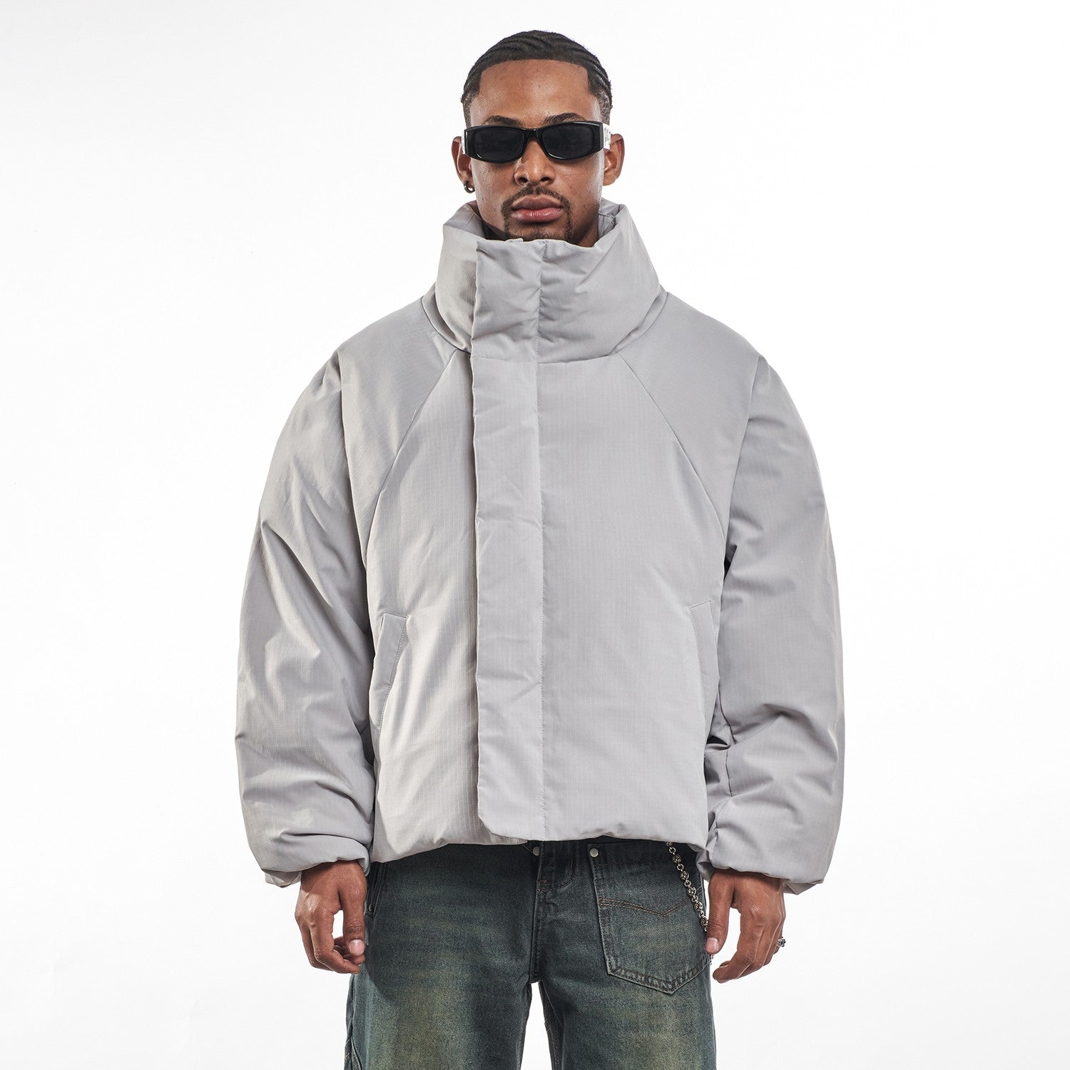 Casual Stand Up Collar Winter Jacket