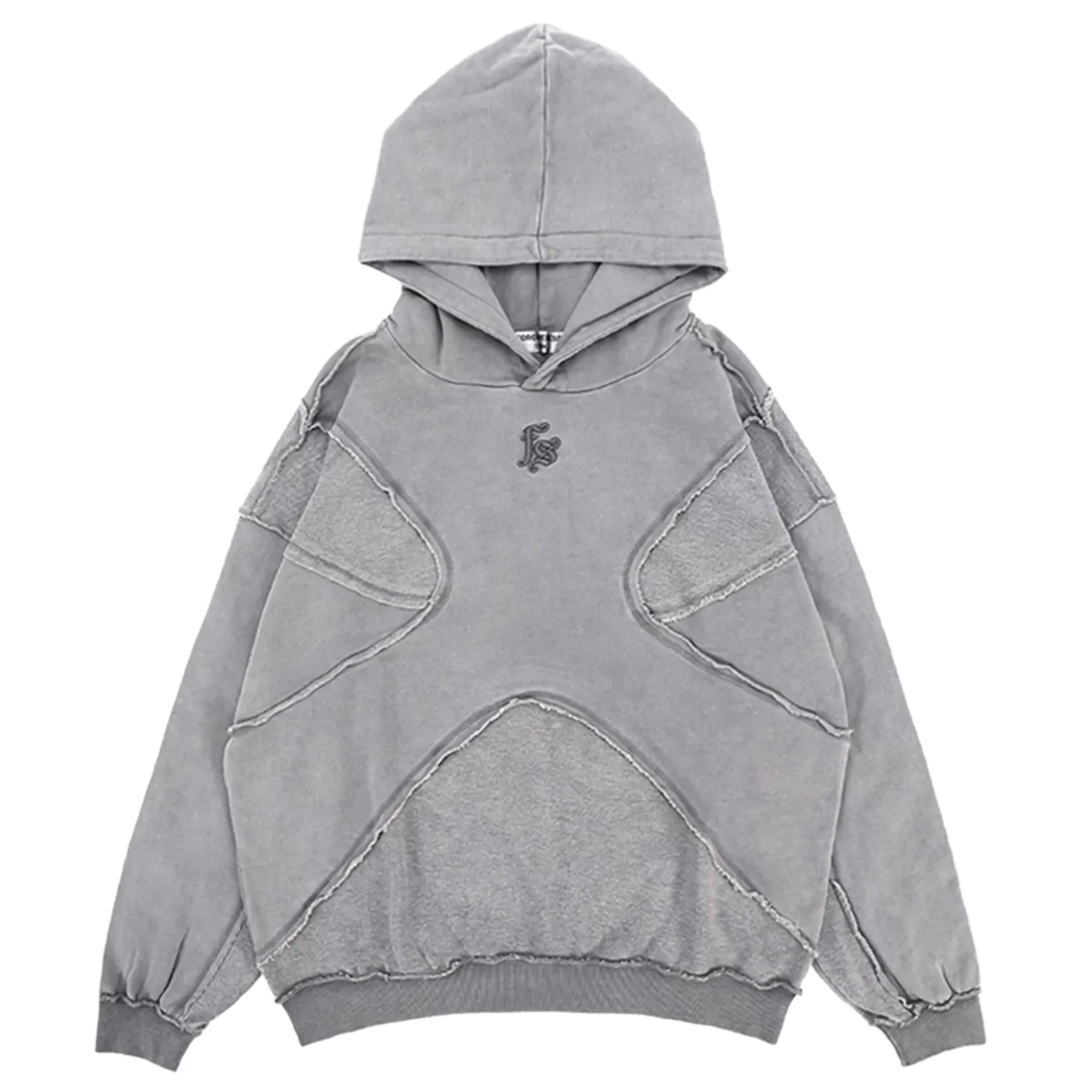 FS 'Escape' Raw Cut Distressed Cotton Hoodie
