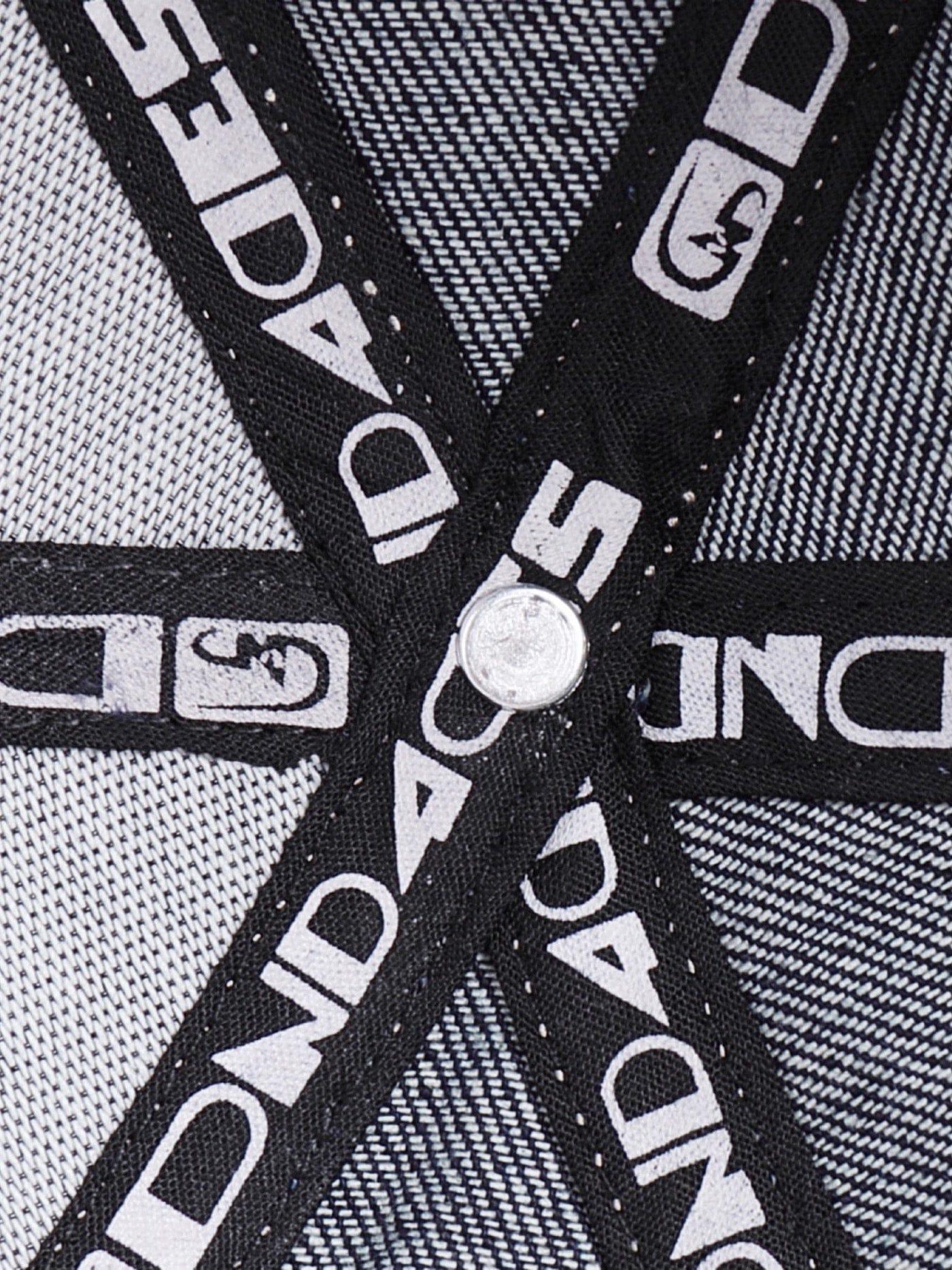 Embroidered Six Panel Denim Cap