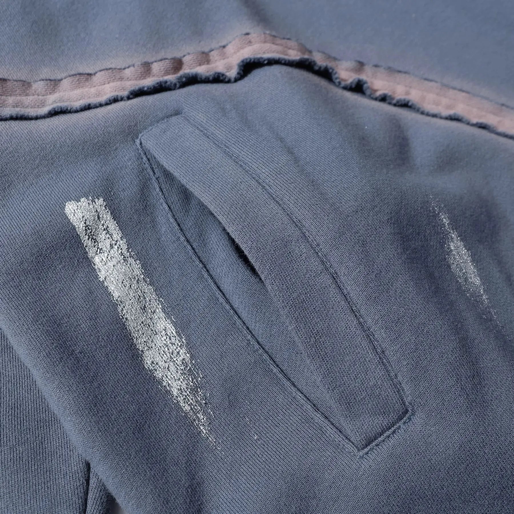 Extreme Aesthetic 'Canvas' Oversized Cotton Hoodie Pocket side