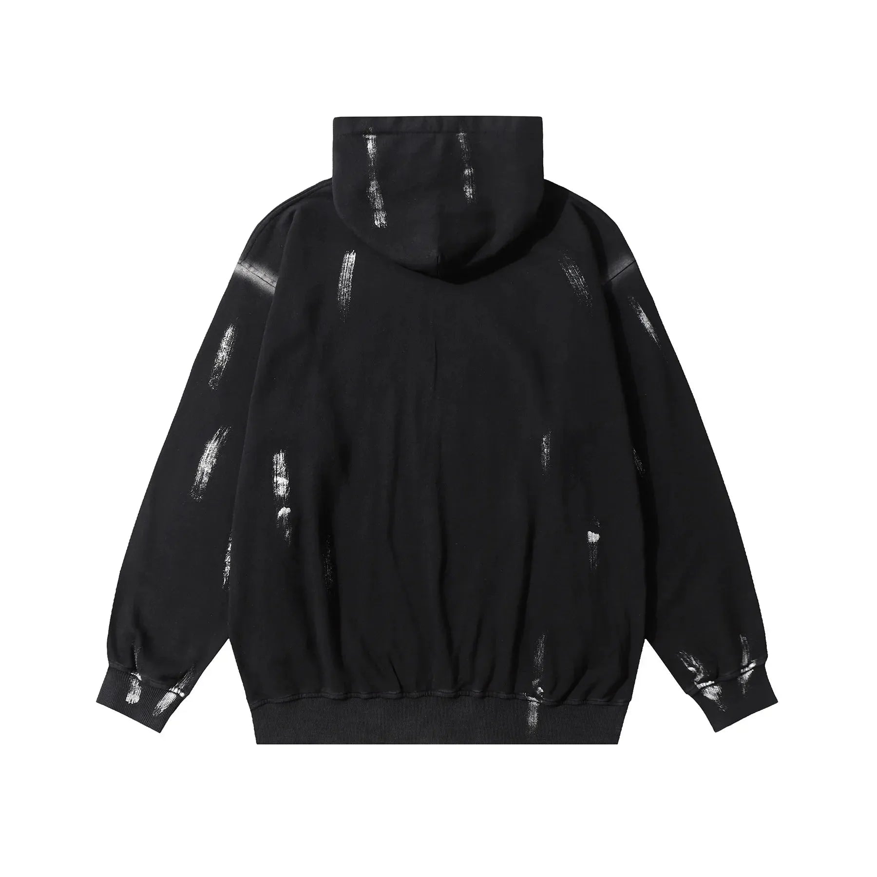 Extreme Aesthetic 'Canvas' Oversized Cotton Hoodie Black Back