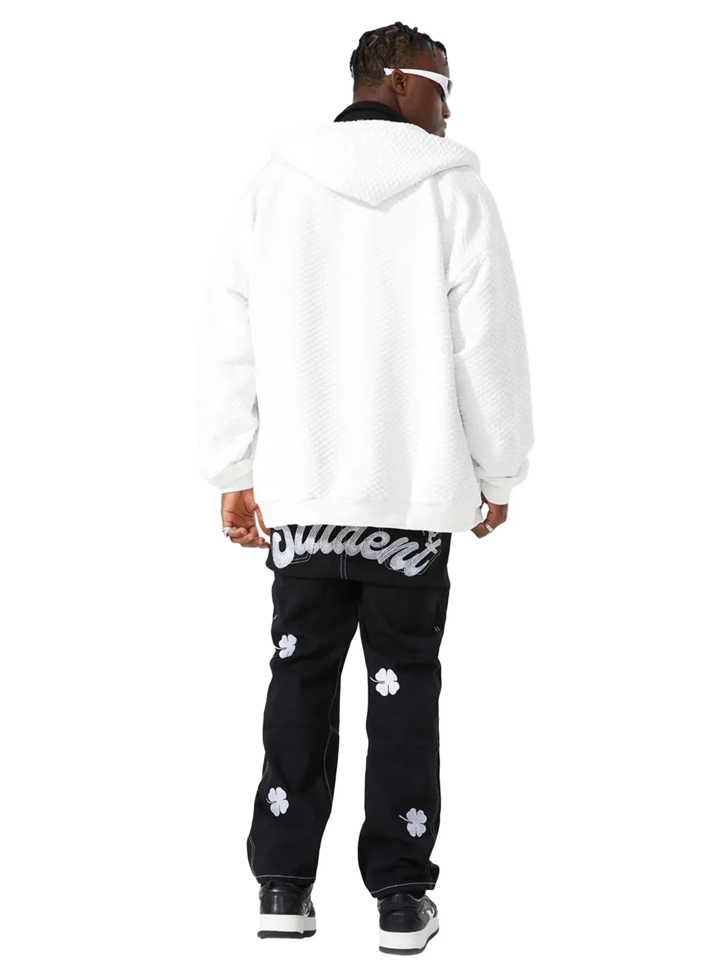 Rated R Embroidered Hoodie Backside