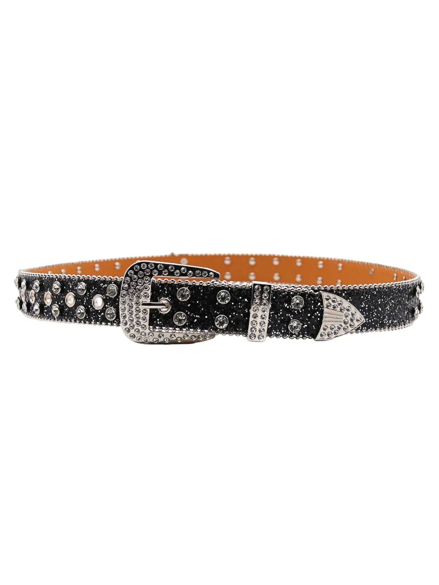 Rhinestone Skully Belt
