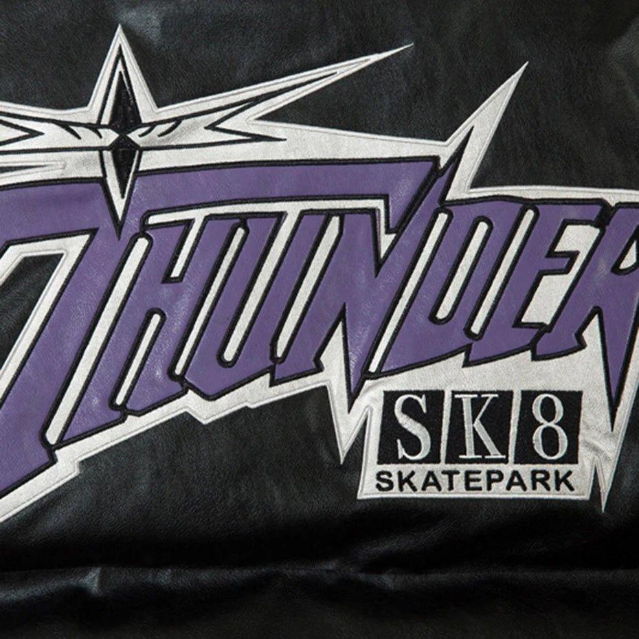 SK8 Thunder Skatepark Puffer Jacket - Keystreetwear