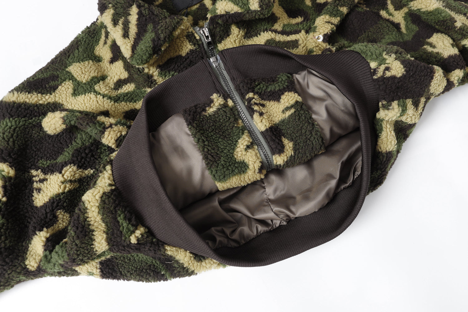 Camouflage Sherpa Jacket