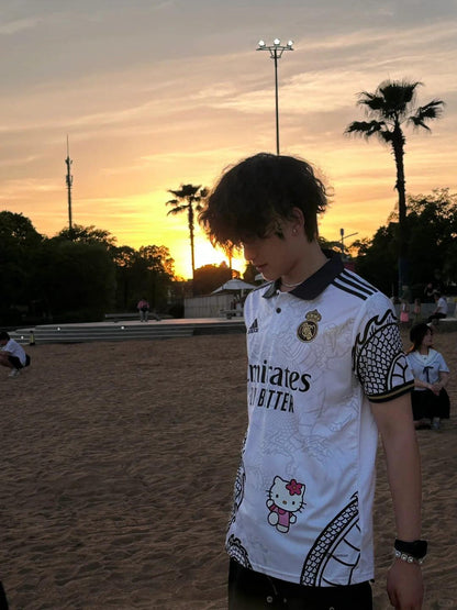 Real Madrid Hello Kitty Dragon Jersey - Keystreetwear