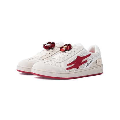 Killwinner Red Flower Low Top Sneakers