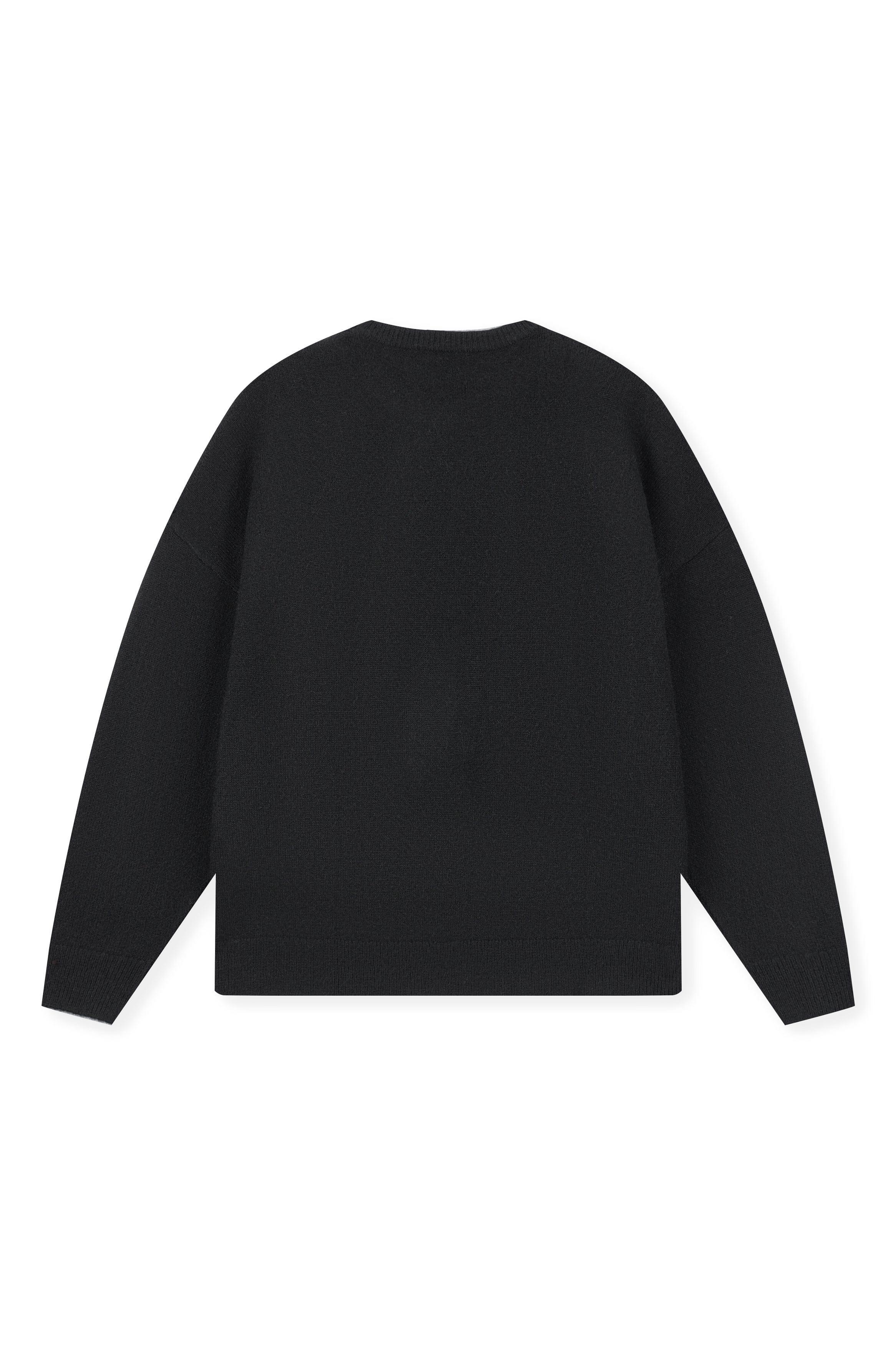 BONELESS Arabic Logo Mohair Sweater - Keystreetwear