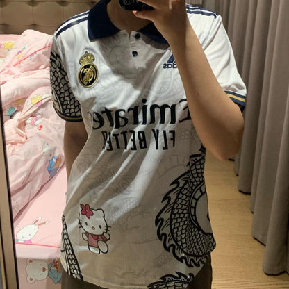 Real Madrid Hello Kitty Dragon Jersey - Keystreetwear