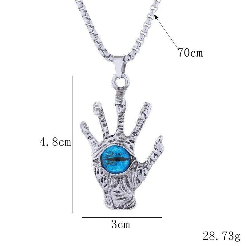 Palm Evil Eye Necklace