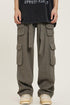 Multi Pocket Straight Trousers - Keystreetwear