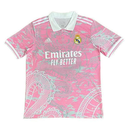 Real Madrid &quot;Dragon Blanco&quot; Jersey Kit  Pink- Keystreetwear