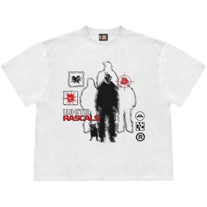 WHITE RASCALS Tee Frontside- Keystreetwear