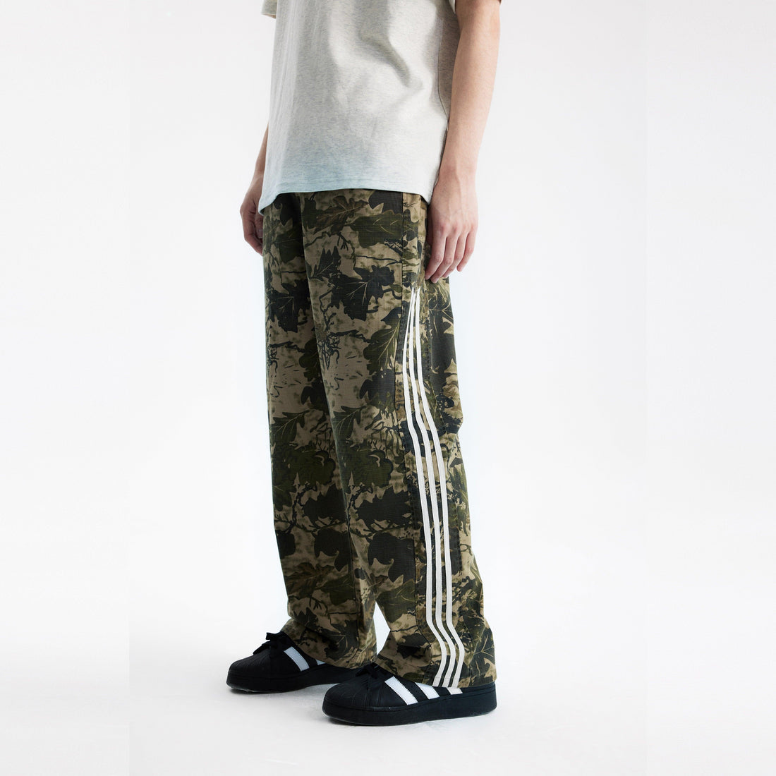 COLDSTONE Camouflage workwear 3 stripe pants 