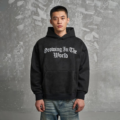 &quot;Growing In The World&quot; Urban Hoodie - Black