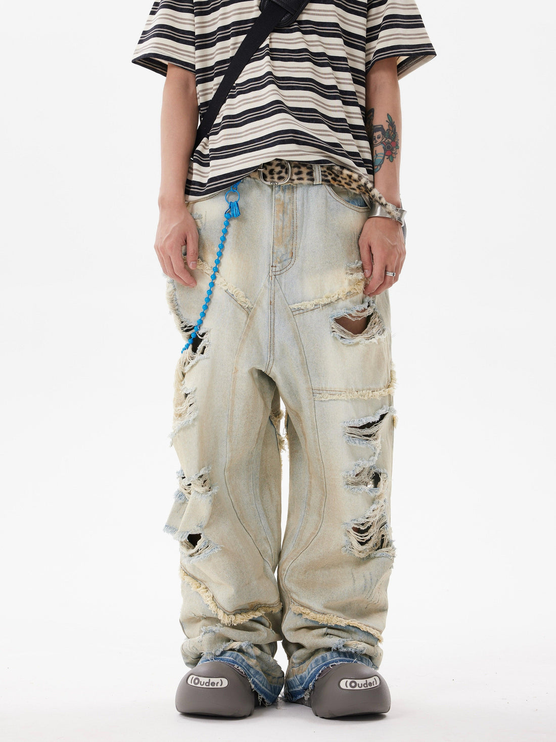 Wasteland Destruction Jeans - Keystreetwear