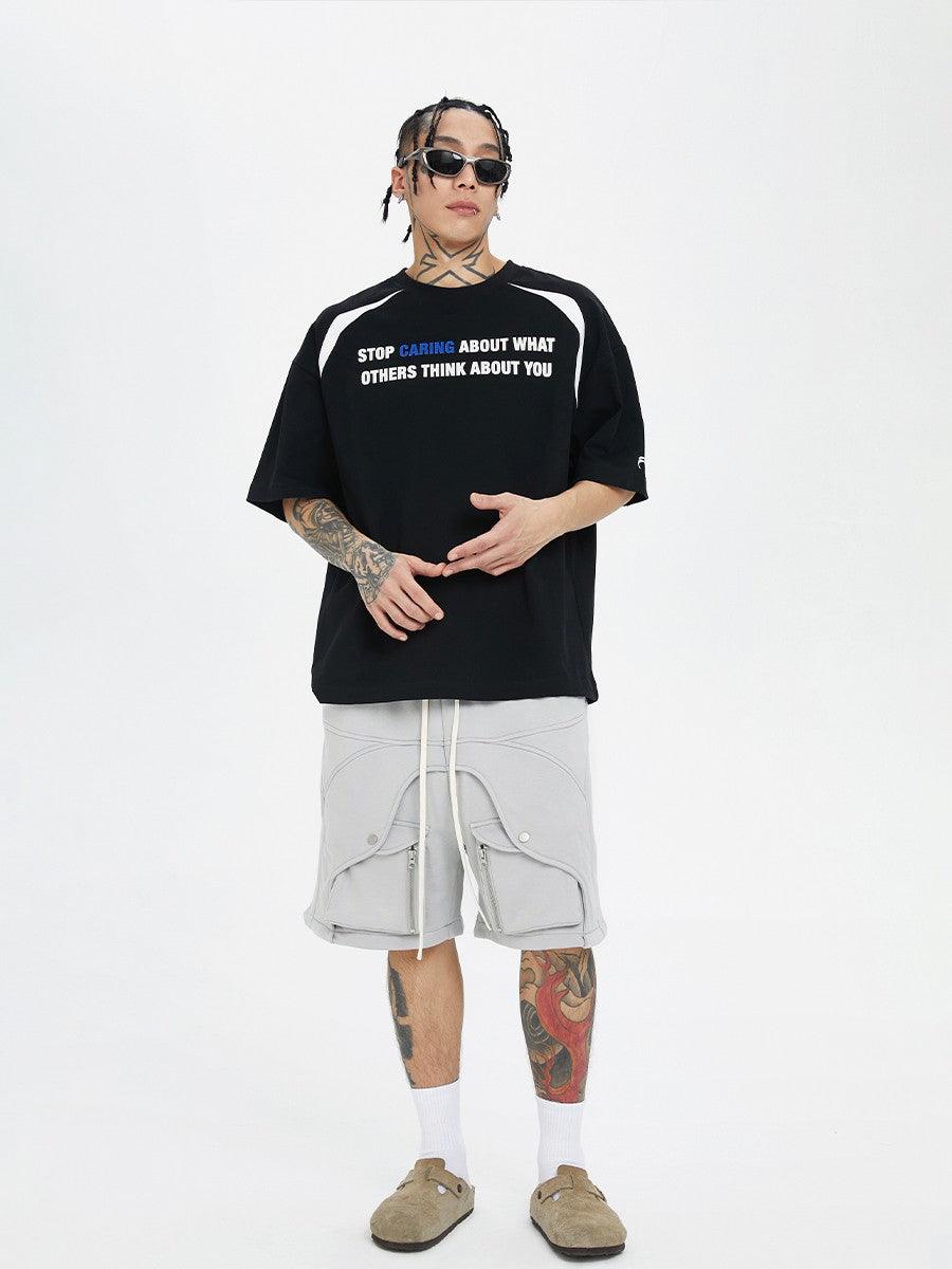 Heavy-Duty Deconstructed Silhouette Shorts - Keystreetwear