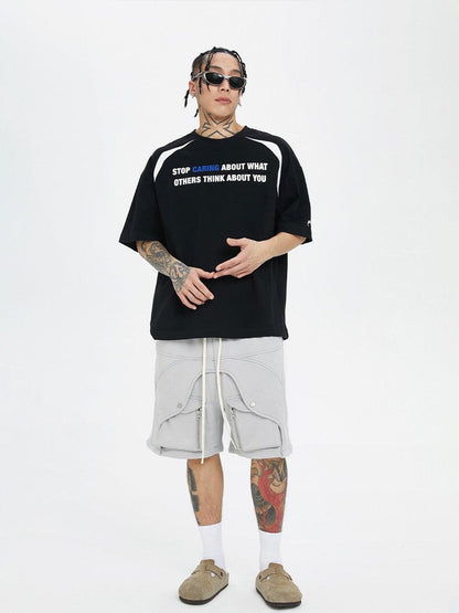 Heavy-Duty Deconstructed Silhouette Shorts - Keystreetwear