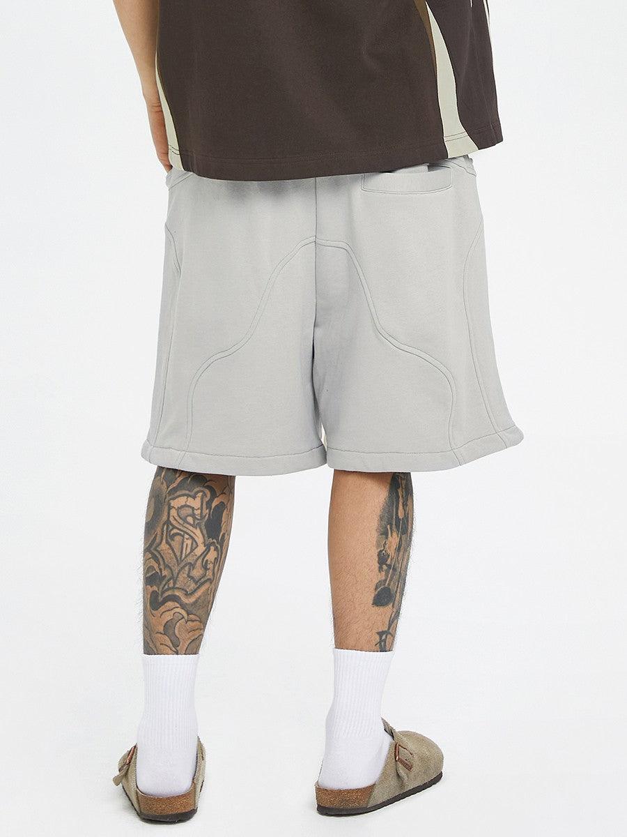 Heavy-Duty Deconstructed Silhouette Shorts - Keystreetwear