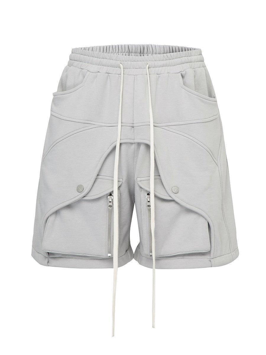 Heavy-Duty Deconstructed Silhouette Shorts - Keystreetwear