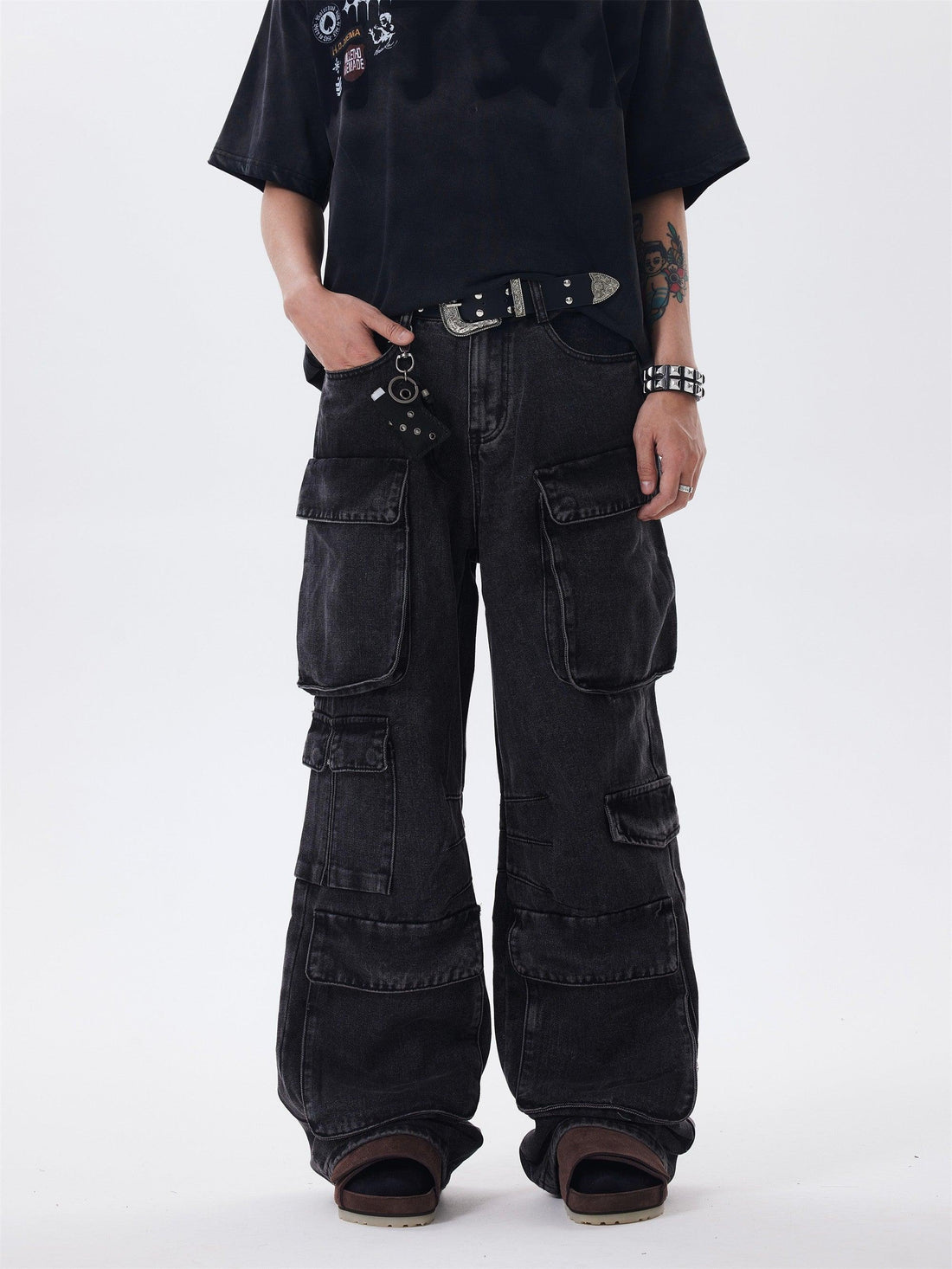 Btsg Heavy Fermentation Distressed Jeans - Keystreetwear