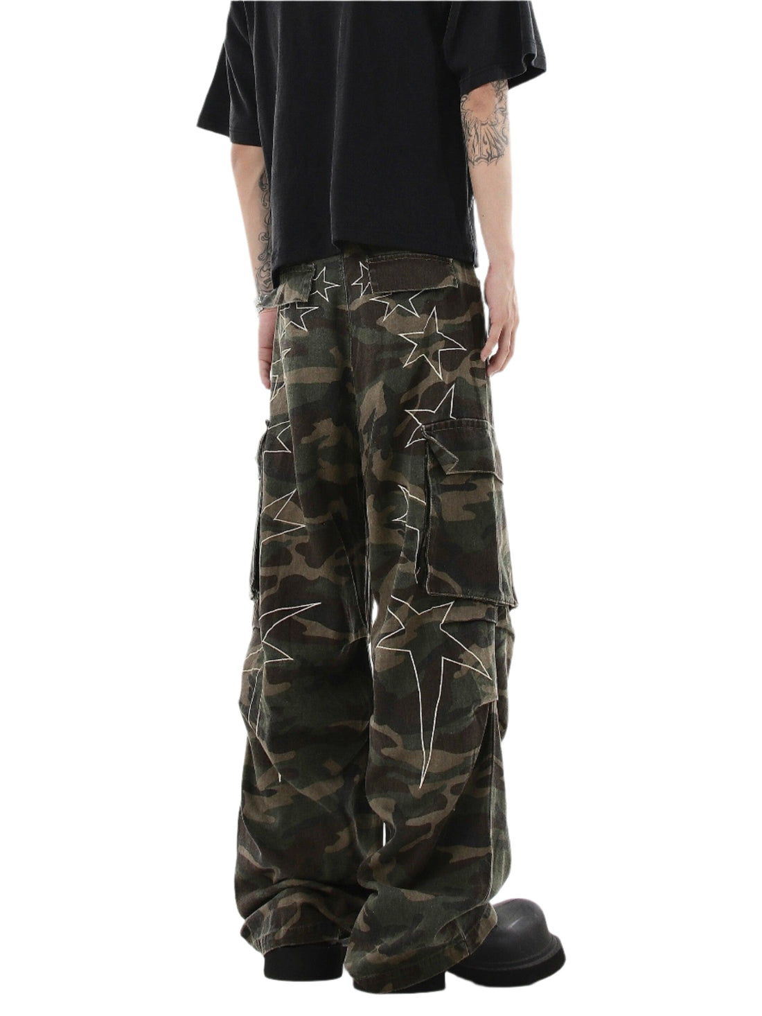 Blacklist Camo Star Pants - Keystreetwear