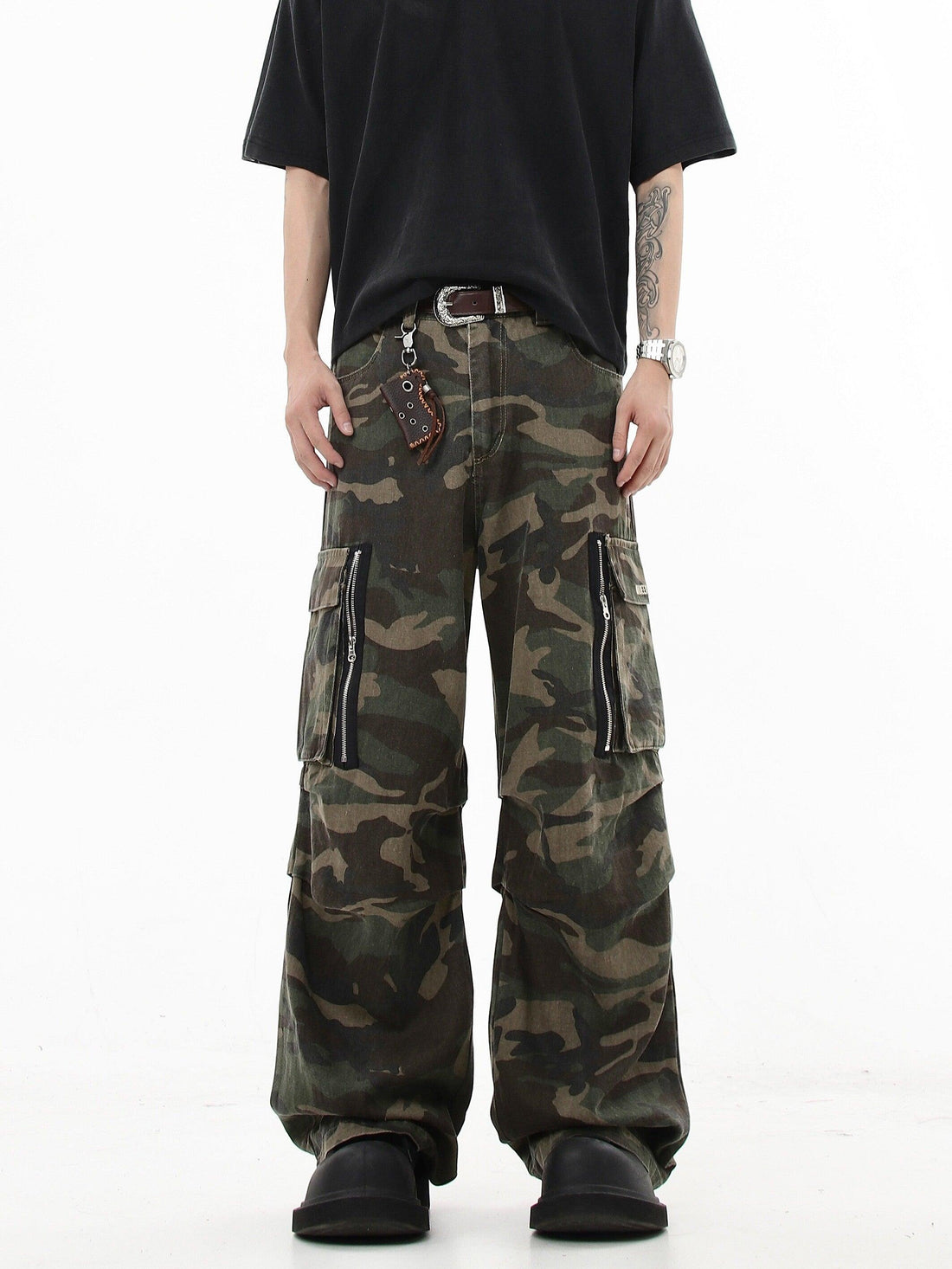 Blacklist Camo Star Pants - Keystreetwear