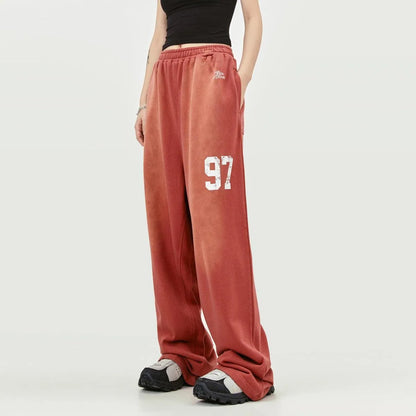 BLACKAIR Football Sweatpants Red- Keystreetwear