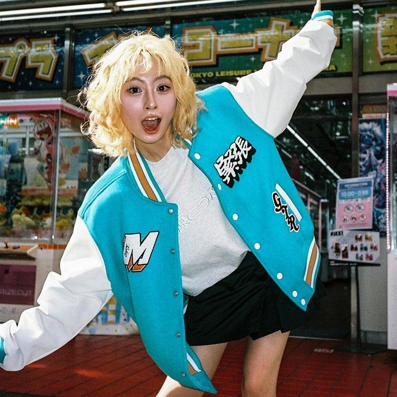 MEDM x Initial D Baseball Uniform Jacket - Keystreetwear