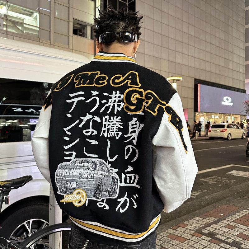 MEDM x Initial D Baseball Uniform Jacket - Keystreetwear