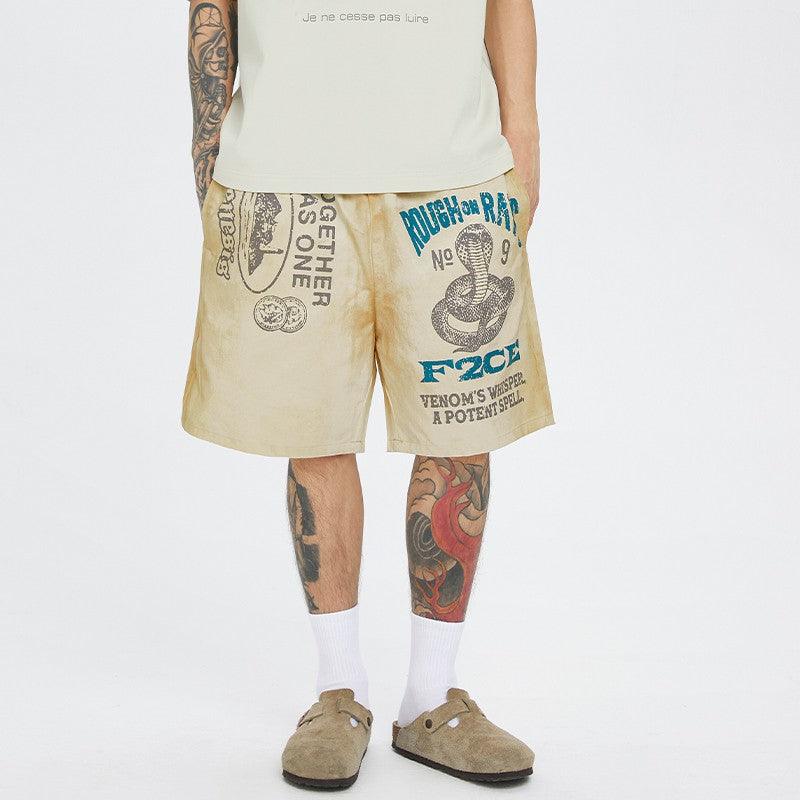 F2CE Distressed Shorts