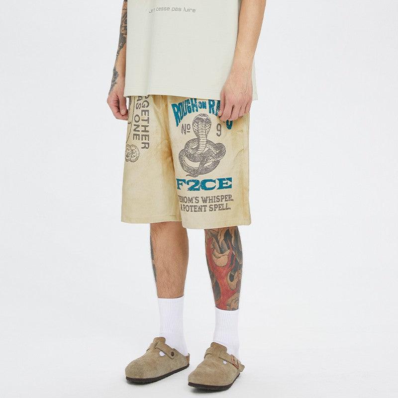 F2CE Distressed Shorts