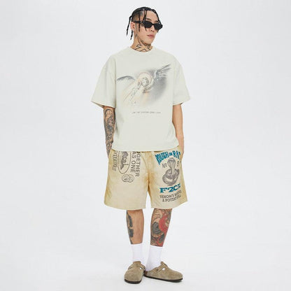 F2CE Distressed Shorts