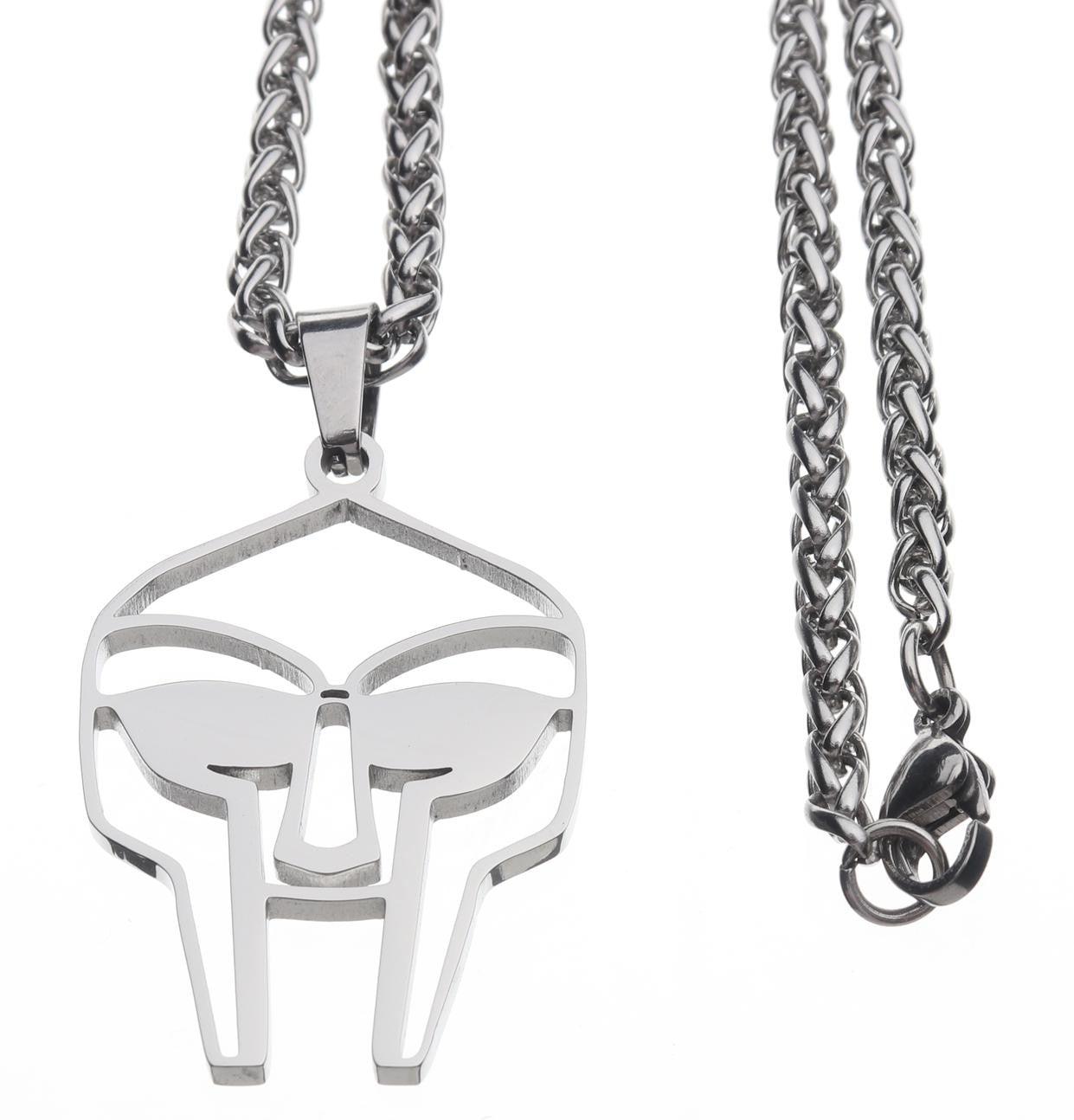 MF Doom Mask Necklace - Keystreetwear