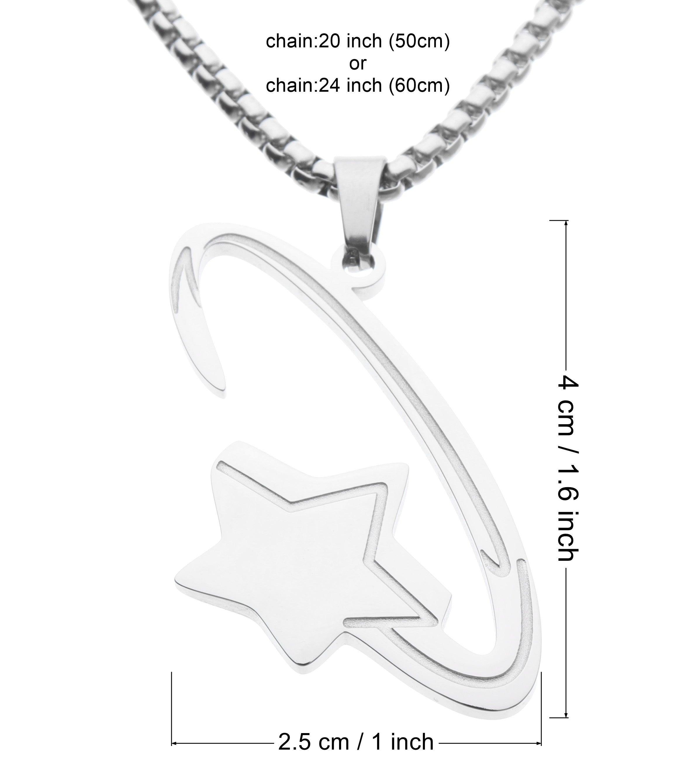 Pop Smoke Shooting Star Woo Necklace Dimension - Keystreetwear