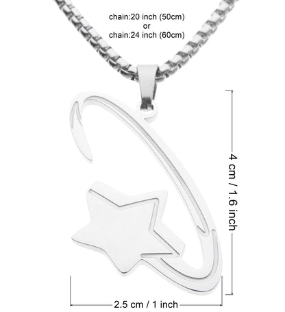 Pop Smoke Shooting Star Woo Necklace Dimension - Keystreetwear